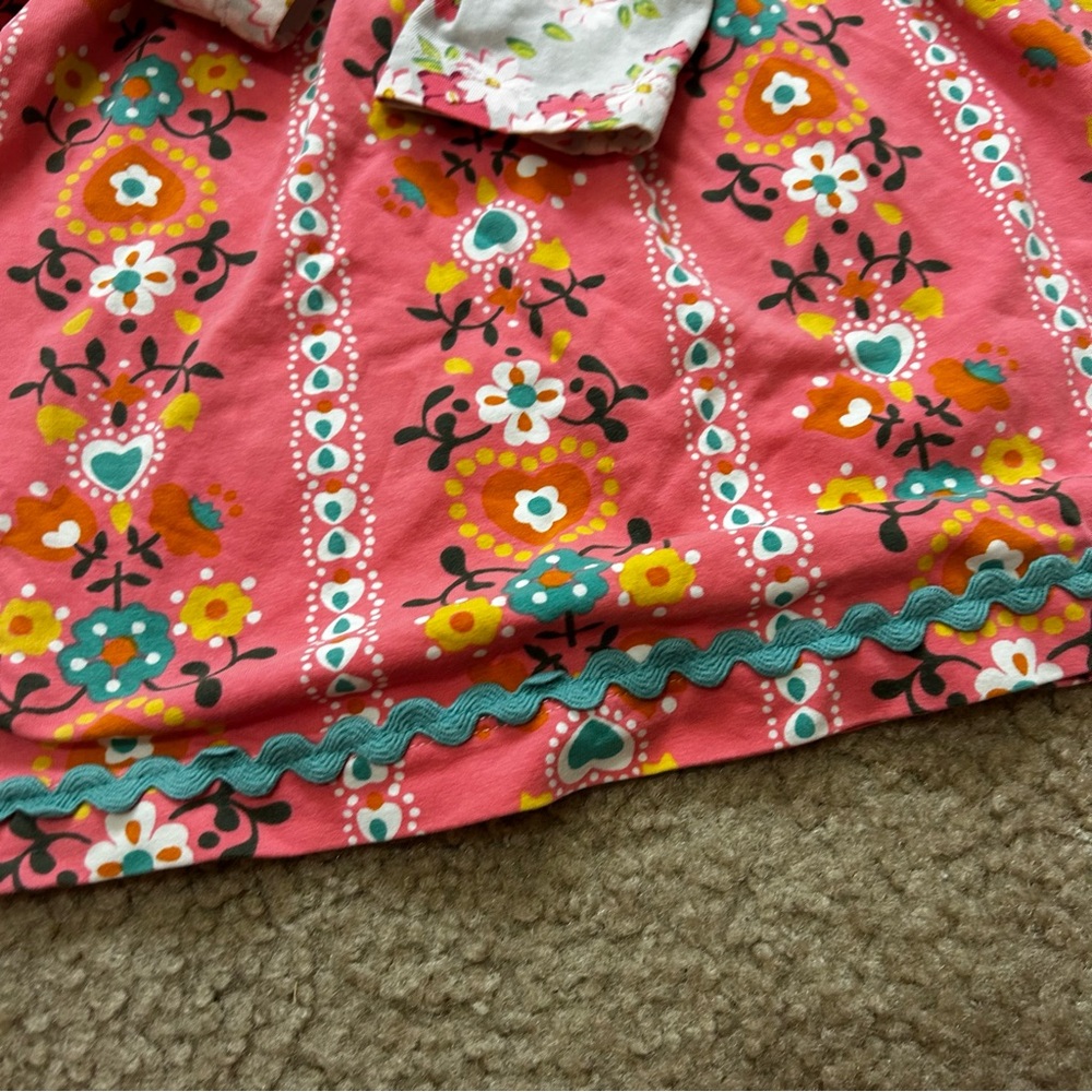 Matilda Jane floral mixed patterns long sleeve dress - Picture 4 of 6